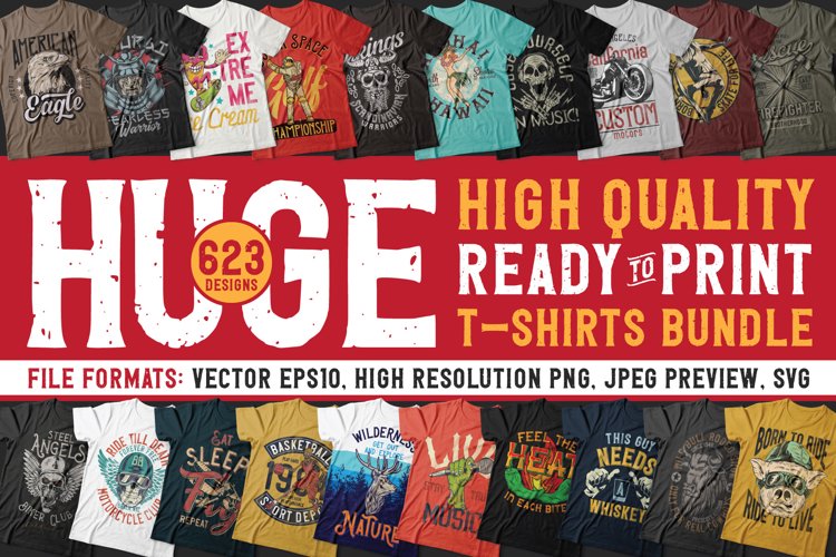 the ultimate 10gb t shirt design mega bundle