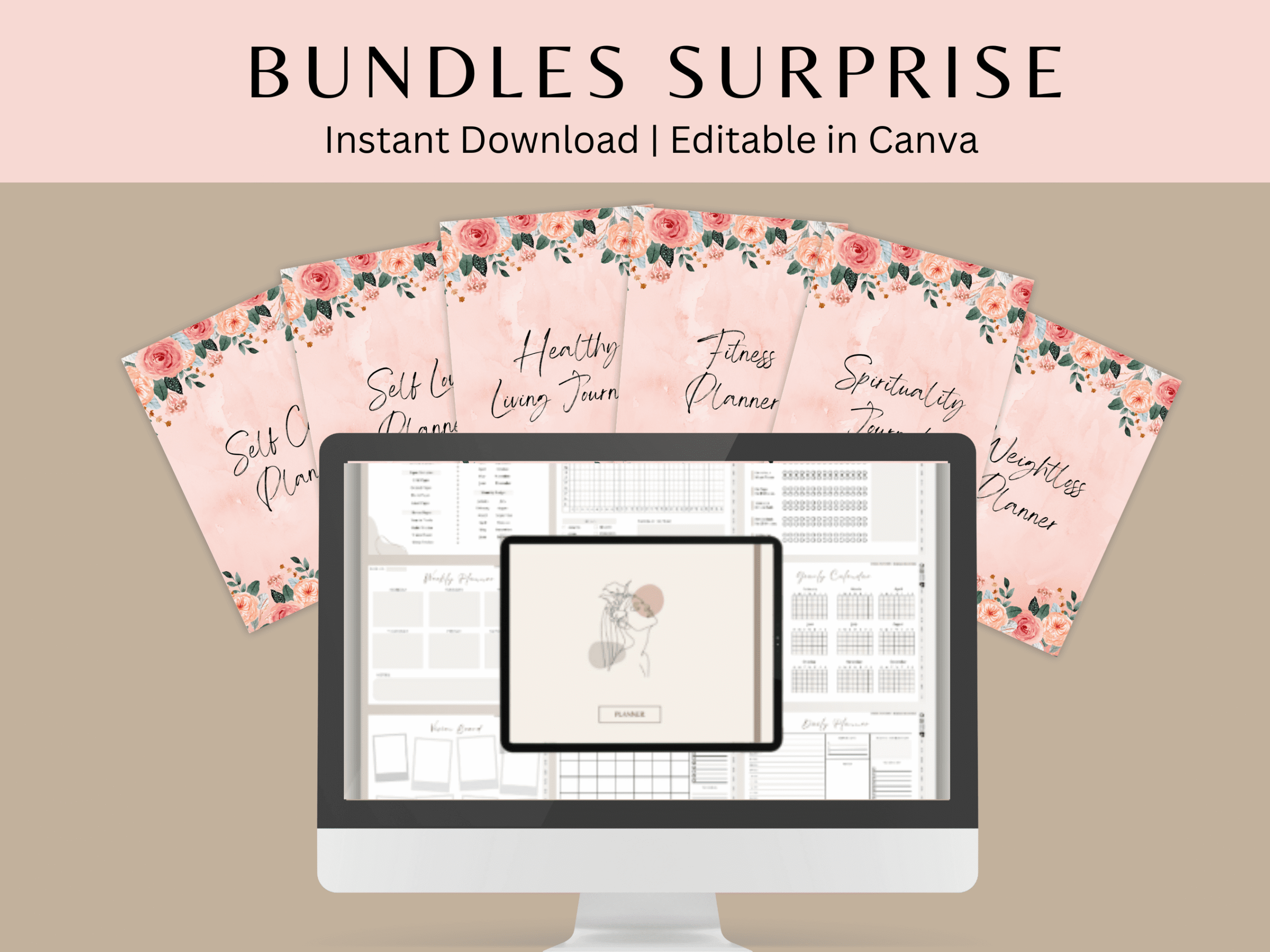 50 canva journal templates bundle editable | digital products pack | plr mrr rights included 50 canva journal templates bundle editable | digital products pack | plr mrr rights included