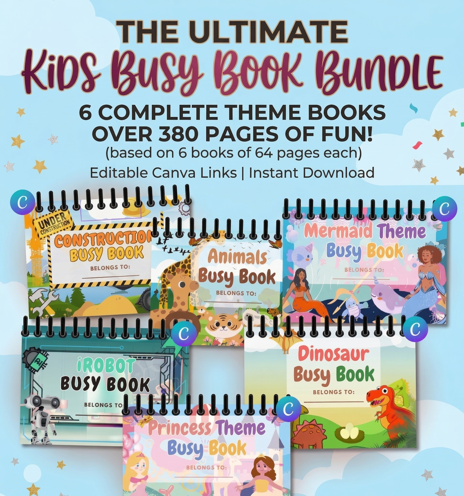 the ultimate 6 customizable kids busy book bundle the ultimate 6 customizable kids busy book bundle