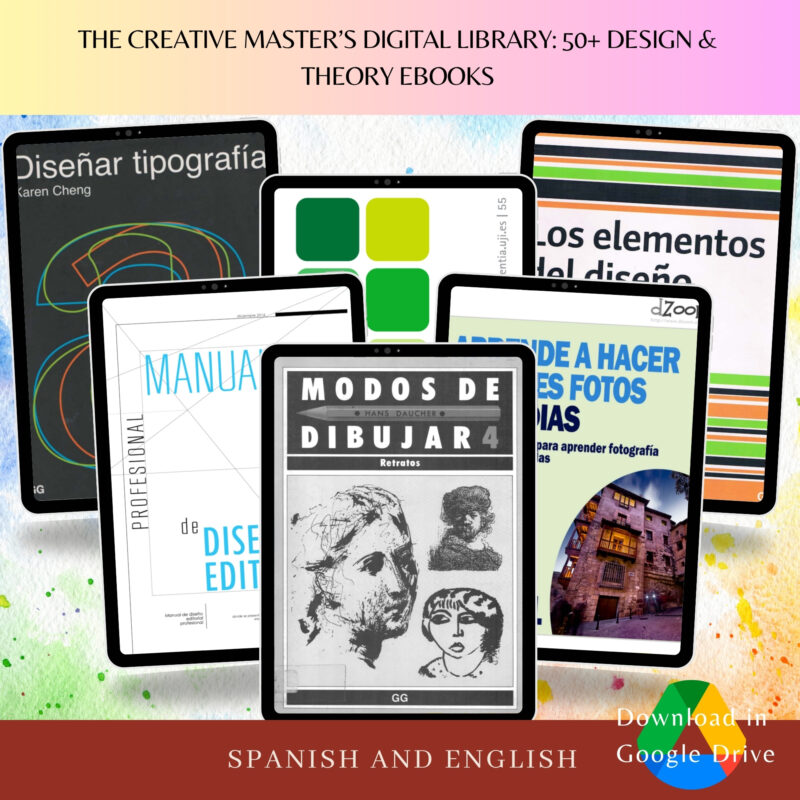 the creative master’s digital library: 50+ design & theory ebooks