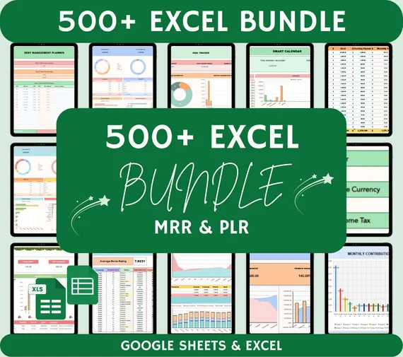 the ultimate 500+ excel templates bundle: from project management to personal tracking! the ultimate 500+ excel templates bundle: from project management to personal tracking!