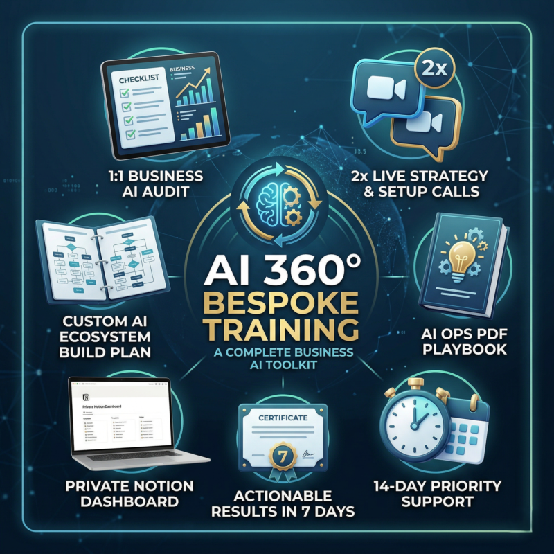 scale your business with the ai 360° bespoke training
